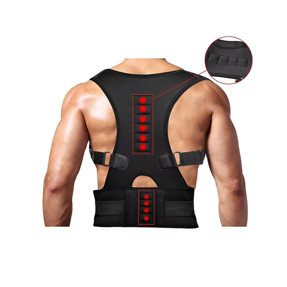 Magnetic Therapy Posture Corrector Brace Supporter Shoulder Back Support Belt Menwomen Braces and Support Belt Shoulder Posture