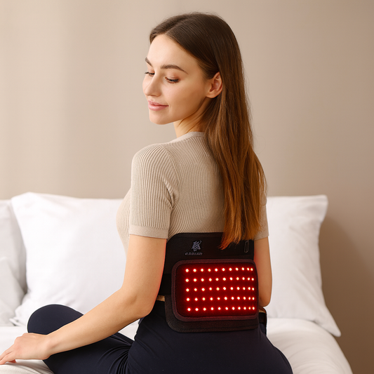 Red Light Therapy Belt 60 Leds 660Nm Red Light Infrared 850Nm Wrap Slimming Machine Waist Heat Pad for Muscle Soreness Skin Care